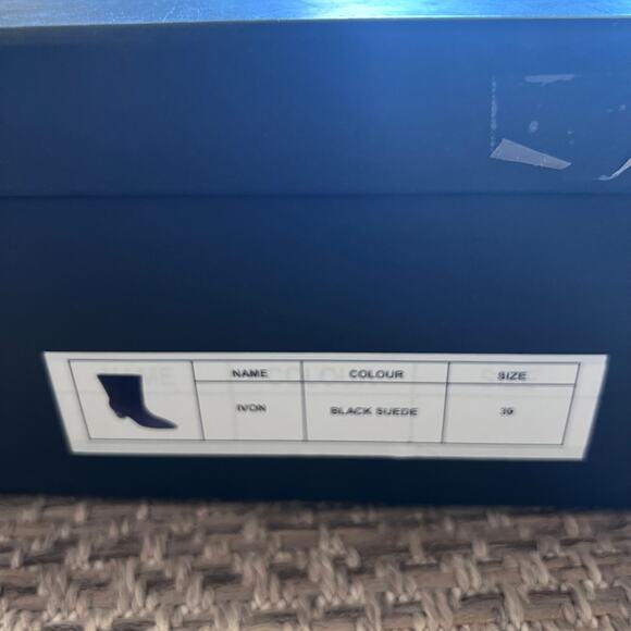 Silent D IVON Boot Black Sz 39/ 8-8.5 - Picture 8 of 8